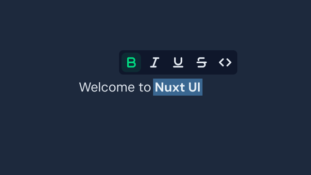EditorToolbar preview